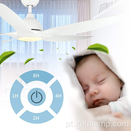 Fã de teto poderoso com luz